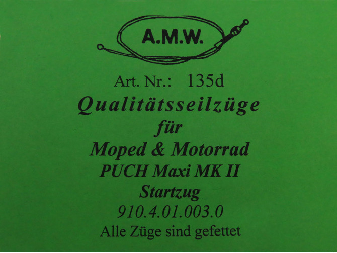 Kabel Puch Maxi MK2 chokekabel A.M.W. product